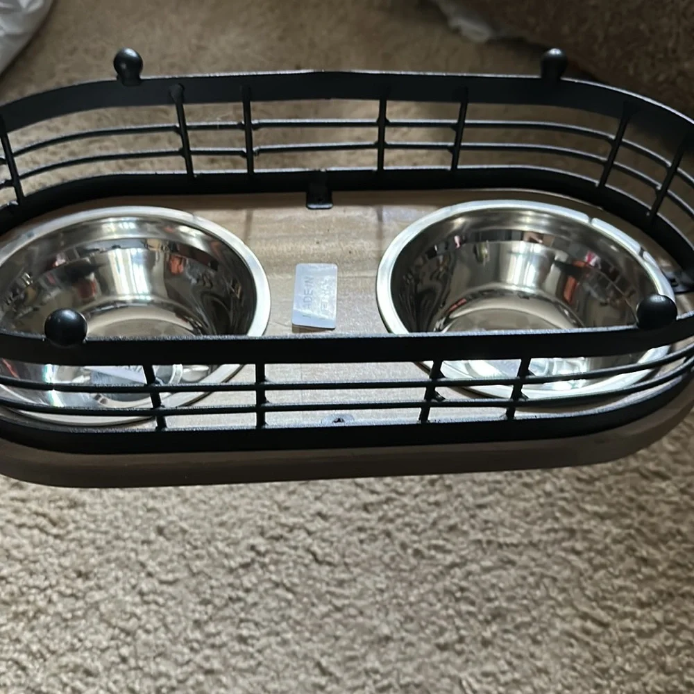 Pet bowls with stand
